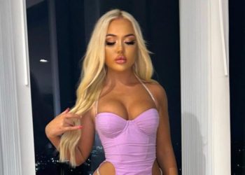 Esta estrella de OnlyFans tiene un guardaespaldas 24 horas pagado por uno de sus admiradores