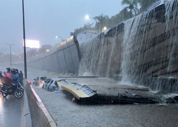 Se derrumban túneles construidos por gobierno del PLD en Santo Domingo con las lluvias