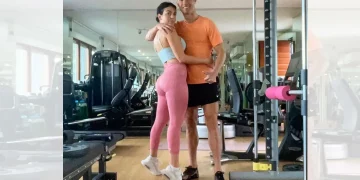 Georgina y Cristiano entrenando son puro fuego