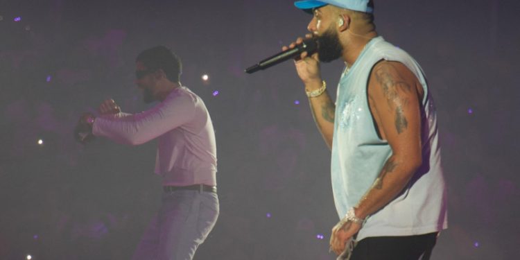 Bad Bunny, la gran sorpresa en el último de los tres conciertos de Eladio Carrión en Santo Domingo