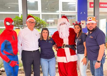 Alegría en el Hospital Infantil Arturo Grullón con el Aeropuerto Internacional del Cibao
