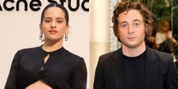 Rosalía y el detalle cute con Jeremy Allen White