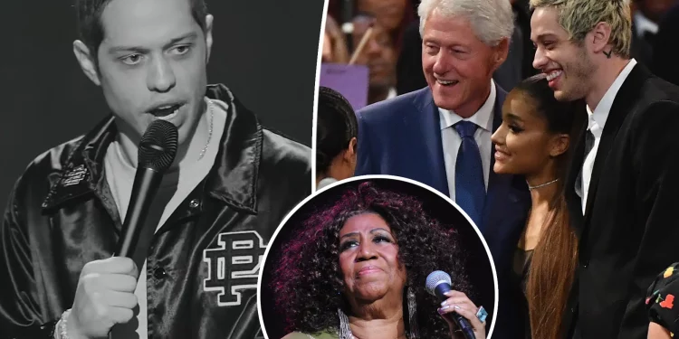 Pete Davidson confesó que estaba drogado con ketamina en el funeral de Aretha Franklin
