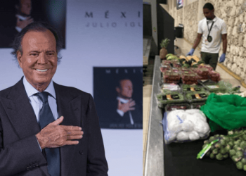 Incautan frutas al cantante Julio Iglesias en el aeropuerto Punta Cana