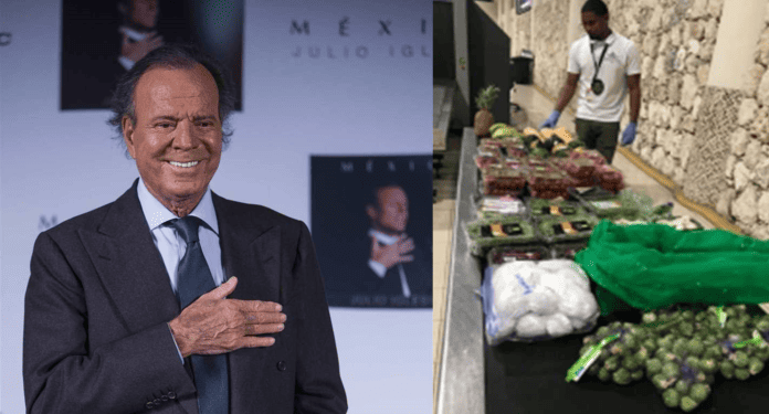 Incautan frutas al cantante Julio Iglesias en el aeropuerto Punta Cana