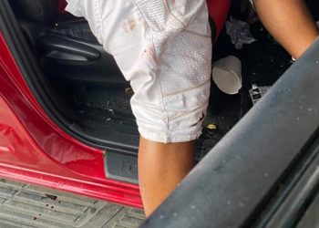 Matan a tiros a dos hombres viajaban en una camioneta en Salcedo; otro resulta herido 