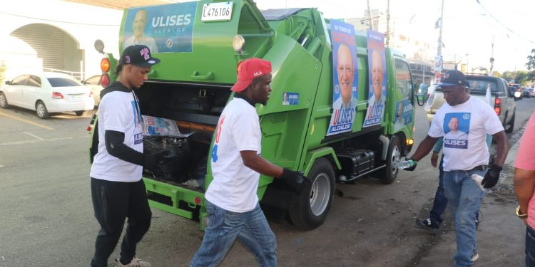 Equipo de Ulises Rodríguez realiza operativo de limpieza tras caravana del domingo