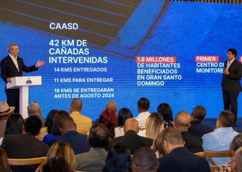 Presidente Abinader aumentó la inversión para solucionar el abastecimiento de agua en un 85% durante el periodo 2020-23 comparado con el periodo 2016-2019