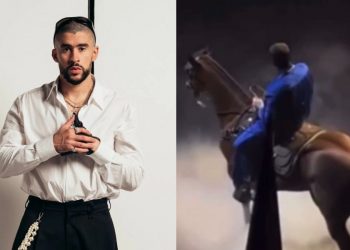 Bad Bunny es acusado de maltrato animal tras utilizar caballo en su concierto