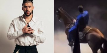 Bad Bunny es acusado de maltrato animal tras utilizar caballo en su concierto