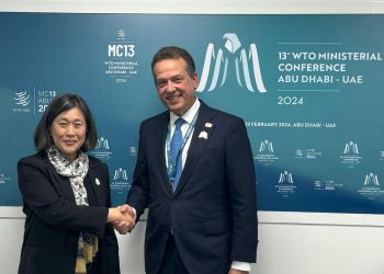 Ministro Bisonó se reúne con la representante de Comercio de Estados Unidos
