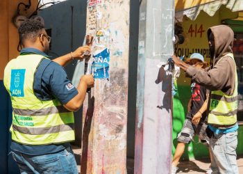 Alcaldía del DN intensifica jornadas de retiro de propaganda política en espacios públicos