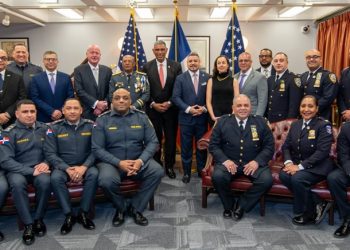 Policía RD y NYC firman acuerdo para combatir crimen en dominicana; Chú Vásquez presente