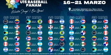 Dominicana debuta ante Argentina en Premundial U15 de béisbol