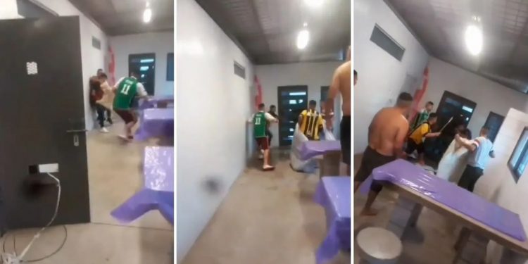 VIDEO: Así reciben a un detenido por abuso sexual en una cárcel argentina