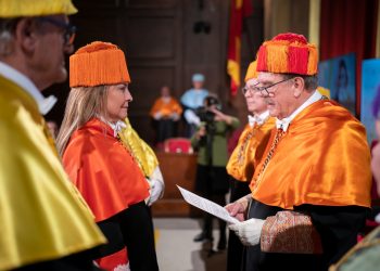 Carolina Mejía es investida como Académica de Honor en la Real Academia Europea de Doctores