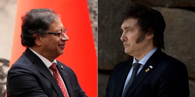 Petro y Milei hacen las paces después de un duro enfrentamiento que derivó en una crisis diplomática