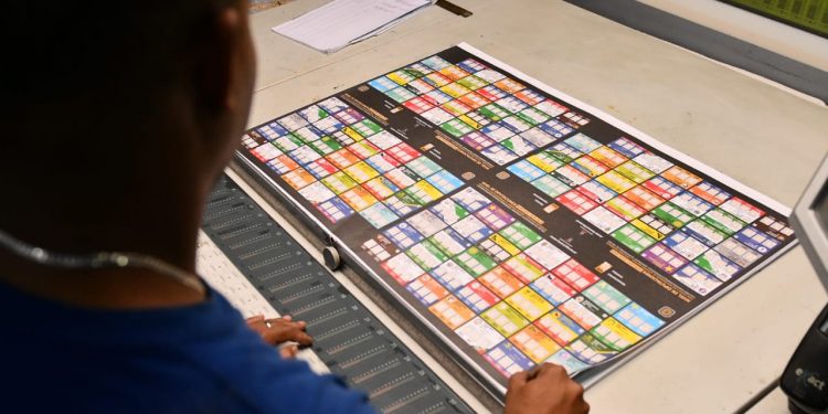 JCE inicia impresión de boletas electorales para las elecciones presidenciales y congresuales