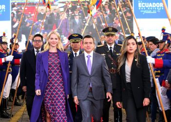 Noboa celebra el resultado de la votación en Ecuador