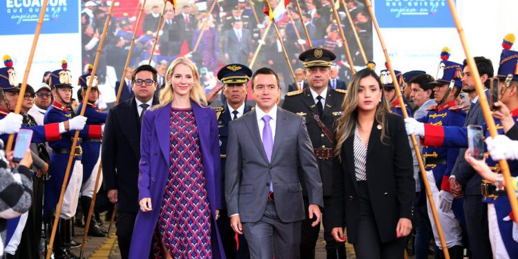 Noboa celebra el resultado de la votación en Ecuador