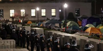 La Policía ingresó al campus de la Universidad de Columbia en medio de las protestas contra la guerra en Gaza