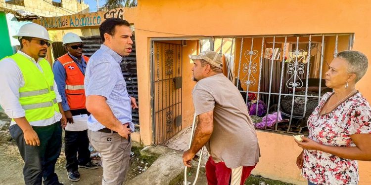 Propeep coordina acciones sociales en la provincia Espaillat tras daños por fuertes lluvias