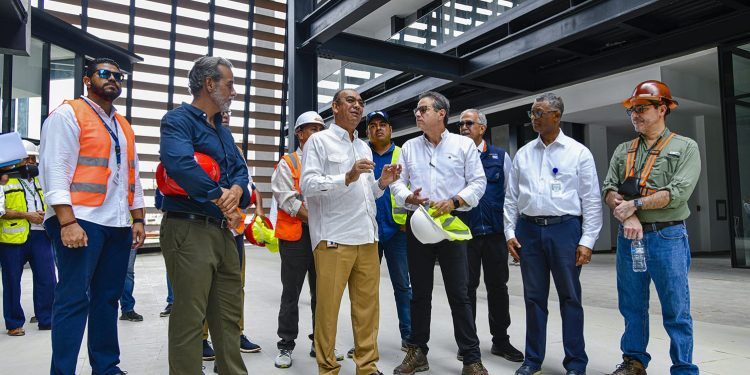 Palacio de Justicia Santo Domingo Este está avanzado en más de un 85% de su construcción