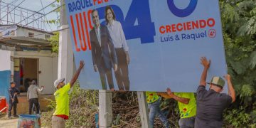 Vencido plazo otorgado Alcaldía inicia retiro publicidad política de las vallas