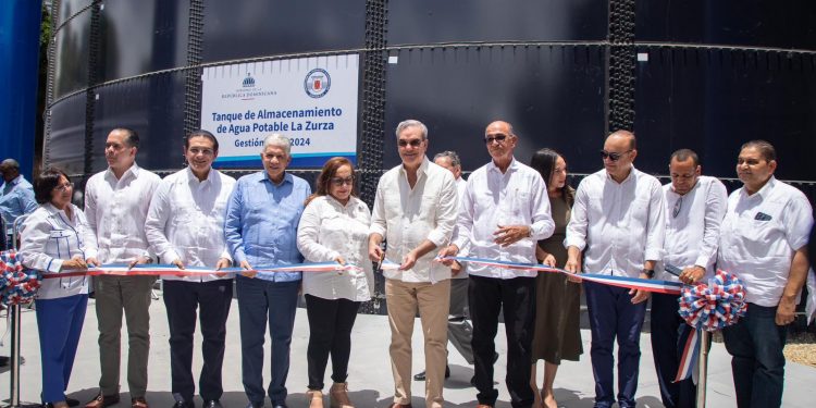 Presidente Abinader inaugura obras de agua potable y saneamiento en Santiago por 850 millones de pesos