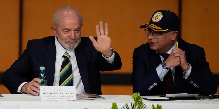 Lula y Petro piden transparencia electoral y condenan sanciones contra Venezuela