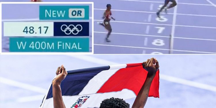 Marileidy Paulino, oro y récord olímpico en París 2024 · La dominicana reina en el atletismo