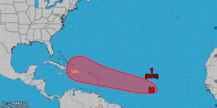 Aumentan las probabilidades de que la ola tropical invest 98L se convierta en ciclón en el Atlántico