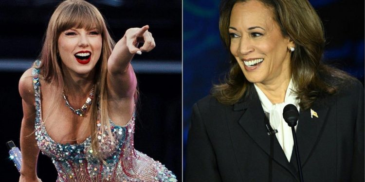 El respaldo de Taylor Swift a Kamala Harris provocó un aumento masivo de visitas a la página de votación en Estados Unidos