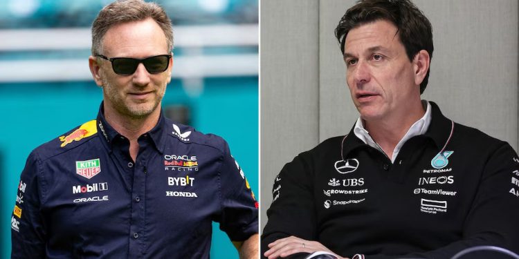 Estalla la guerra en la Fórmula 1 entre Horner y Wolff: Red Bull pone la mira en un piloto de Mercedes