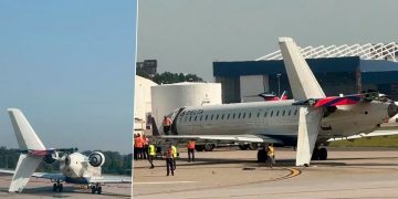 Choque en la pista del Aeropuerto Internacional de Atlanta entre dos aviones: No se reportan heridos