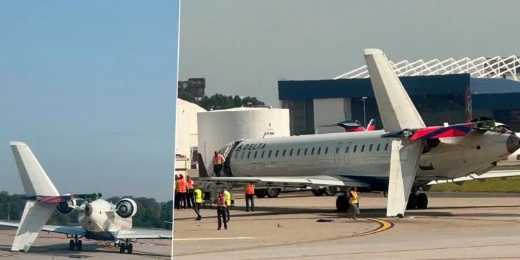 Choque en la pista del Aeropuerto Internacional de Atlanta entre dos aviones: No se reportan heridos