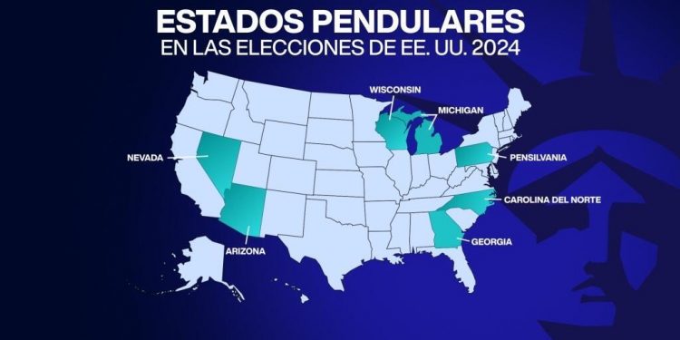Claves de los Estados Péndulo en las Elecciones de EE. UU. 2024