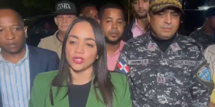 Faride Raful encabeza Operación Garantía de Paz contra la contaminación sónica en Santiago