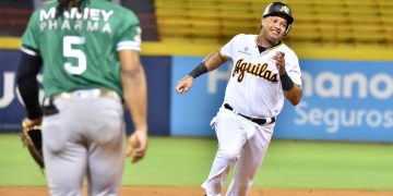 Águilas Cibaeñas vencen 4-3 a las Estrellas Orientales con carrera forzada en el noveno inning