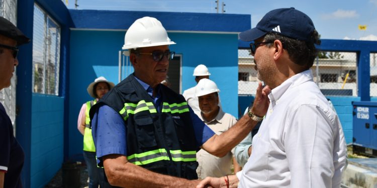 Coraasan construye estaciones de bombeo para mejorar el saneamiento del río Yaque del Norte