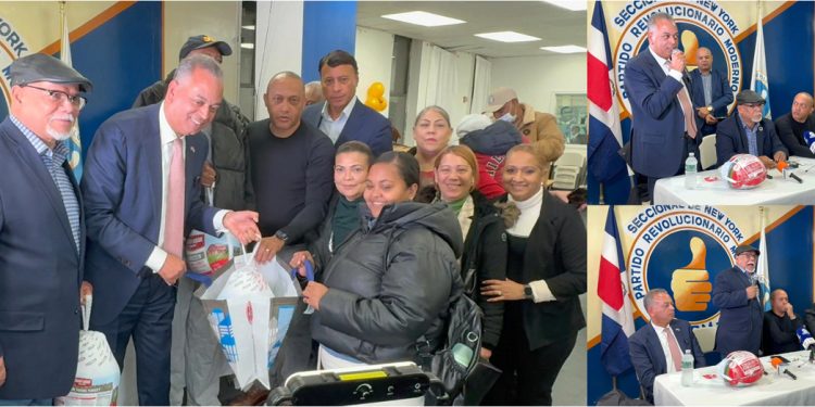 PRM NY distribuye pavos y promueve mensaje de paz en Día de Acción de Gracias