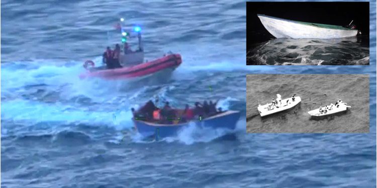 Guardia Costera de EE.UU. intercepta y deporta 17 dominicanos y 5 haitianas rumbo a Puerto Rico