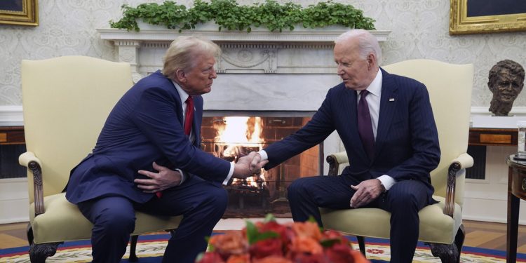 Biden y Trump se reúnen en la Casa Blanca para iniciar la transición presidencial