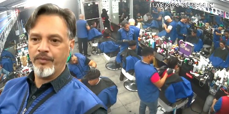 Barbero dominicano en Queens es aclamado como héroe por desarmar a un pistolero y prevenir un asesinato