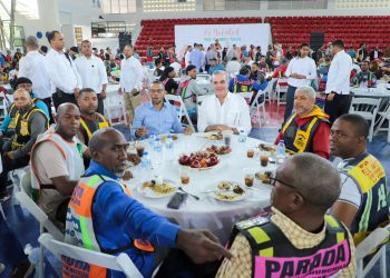 Abinader sostiene almuerzo navideño con cerca de mil motoconchistas y reitera su apoyo para seguir elevando su calidad de vida