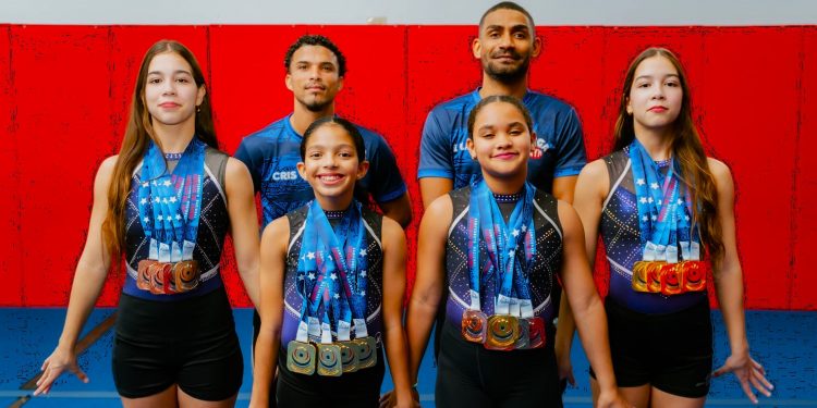 Atletas del Mega Gym brillan en el Campeonato Nacional de Gimnasia «Estrellas del Futuro»