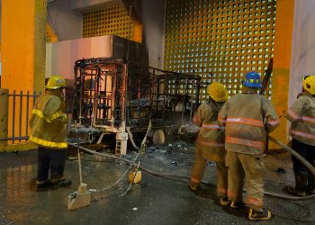 Defensa Civil aclara que conato de incendio no afectó al Estadio Cibao