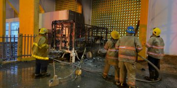 Defensa Civil aclara que conato de incendio no afectó al Estadio Cibao