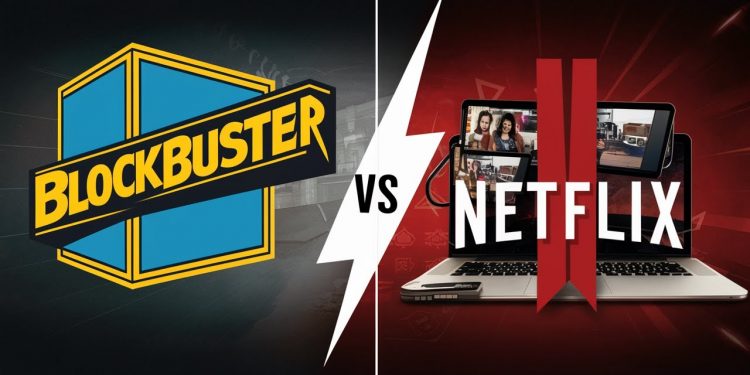 Netflix vs. Blockbuster | Cómo el internet revolucionó y acabó con las tiendas de renta de videos