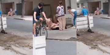 Pareja demorada por tener sexo en la vía pública